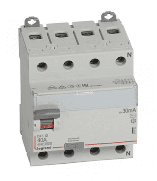 LEGRAND 4P 40A 0.03A diferencijalni prekidač tip AC P304 DX3 411703