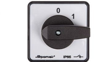 Grebenasta sklopka 0-1 3P 100A za ugradnju SK100-2.8211P03