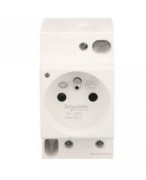 Schneider Modularna utičnica sa žaruljom iPC 2P+E 10/16A 250V za šinu bijela A9A15307