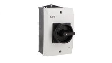 EATON 40A 3P 1NO+1R sklopka-rastavljač u IP65 kućištu s EMC pločom, crna ručka s bravom P1-40/I2H/MBS/SVB-SW/HI11 199920
