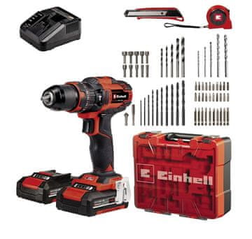 E.I. Einhell odvijač TE-CD 18/40 Li +64 2x2Ah