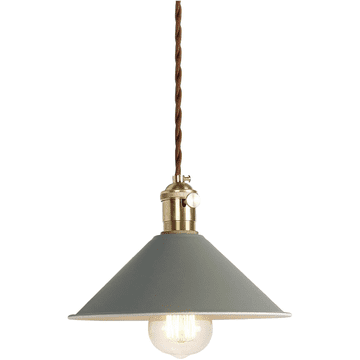 Nikcorp Azanaz viseća svjetiljka 20,5 cm, E27, čelično stožasto sjenilo, 120 cm kabel, 10 cm rozeta, zelena/bijela, skandinavski/industrijski/moderni stil, za dnevni boravak, blagovaonicu, spavaću sobu