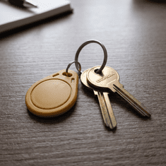Nikcorp RFID Privjesci za ključeve MIFARE Classic 1K 13.56 MHz MF1 S50, ABS plastika, Žuti, Set 100 komada, Kontrola pristupa, Evidencija radnog vremena, ISO 14443A