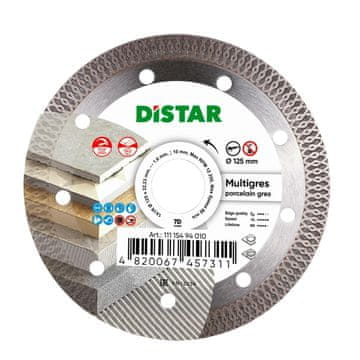DISTAR višezrnati dijamantni disk 125 x 1,4 x 10 x 22,23 mm