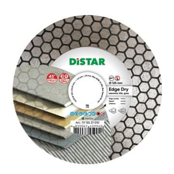 DISTAR dijamantni disk za rezanje s rubom DRY 125 x 1,6 x 25 x 22,23 mm
