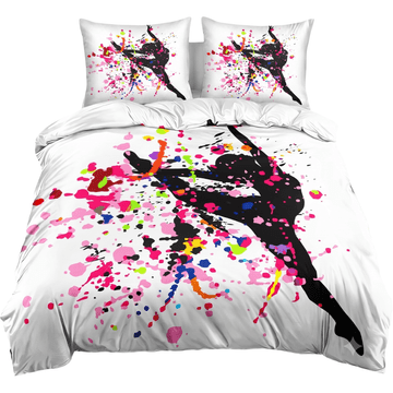 Nikcorp Set posteljine 135x200 cm, 2 jastučnice 65x65 cm, Bijela, Luksuzan hotelski stil, Visokokvalitetna prozračna tkanina, Hipoalergena, Otporna na piling i žutilo, Patentni zatvarač, 3 dijela