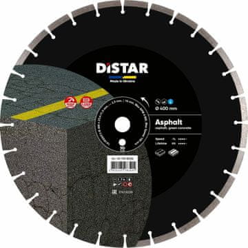 DISTAR dijamantni disk za asfalt 400 x 3,5/2,5 x 25,4 mm