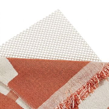 Nikcorp Protuklizna podloga za tepih, set od 2 komada, 90x150 cm, bijela, prozračna struktura, visoko prianjanje, zaštita poda, lako rezanje, ručno pranje, za sve vrste podnih površina