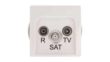 Simon Basic RD/TV/SAT terminalna antenska utičnica bijela bmzar-SAT1.3/1.01/11