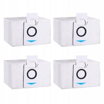 4 x vrećice za prašinu za ecovacs Deebot X1 omni/T2 omni/T1 omni/X1 Turbo