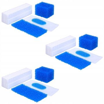 3 x set filtera za Thomas Genius Twin TT T2 T1 orca