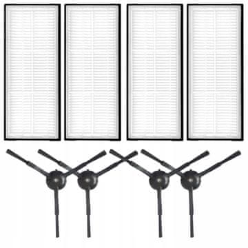 Četkasti filteri za RoboRock S8 S8 MAX S8 ultra set pribora od 8 komada