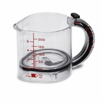 Cool Mango mjerna posuda za precizno mjerenje tekućih i suhih sastojaka, prozirna PP - SmartCup