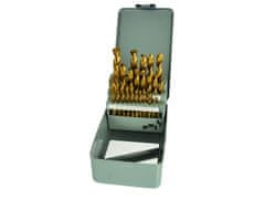 Set od 28 svrdla 1,5 mm-13 mm HSS TiN geko Profi met.box (20)