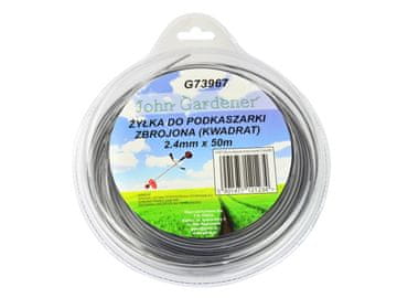 Ojačana struna za trimer (kvadratna) 2,4 mm x 50 m (10/20)