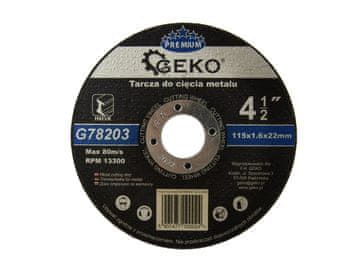 Geko premium metalna rezna ploča 115x1.6 Inox (10/100/400)