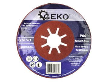 Vlaknasti disk za brušenje kamenine 125 mm P60 (10/200)