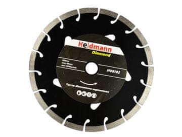 Segment dijamantnog brojčanika 230x22,2x10mm Heidmann/crni/(25)