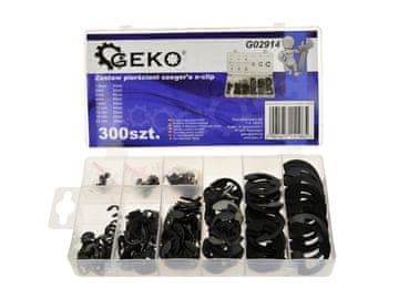 Set Seeger prstenova s E-kopčom 300 kom (20)