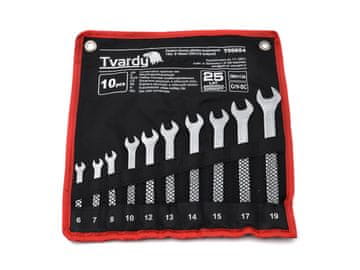 Set od 10 okasto-kombiniranih ključeva 6-19 mm CRV-CS (satenski)(20)