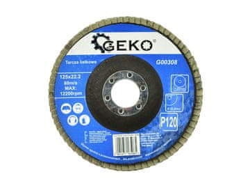 Lamelni disk 125 mm P120 geko (10/200)