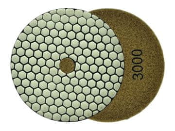 Polirni disk za suho brušenje kamenine 125 mm GR3000 (25/250)