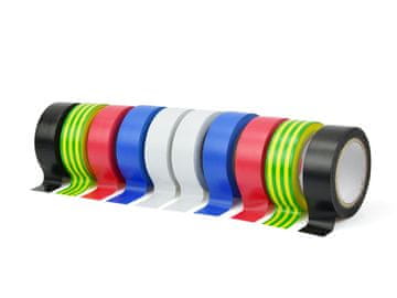 Izolirajuća traka u boji 19 mm x 0,13 mm x 10 m - set od 10 (50)