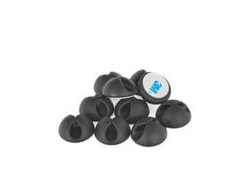 Organizator/kopča za kabele - set od 10 (28x28 mm) (314)