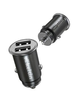 Mini auto punjač s funkcijom brzog punjenja 24W 4.8A (100)