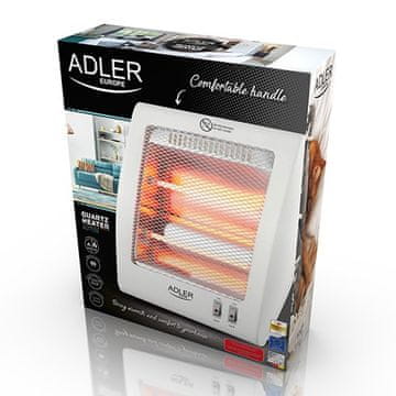 Adler ADL AD 7709 kvarcni električni grijač 800W - bijeli