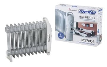 Mesko MESKO MS 7806 uljni radijator, 11 rebara, 1200W, bijeli