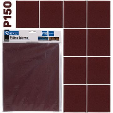 Brusno platno - list 230x280mm P150 (10/500)