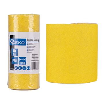 Brusni papir - rola 115 mm x 3 m P80 (100)
