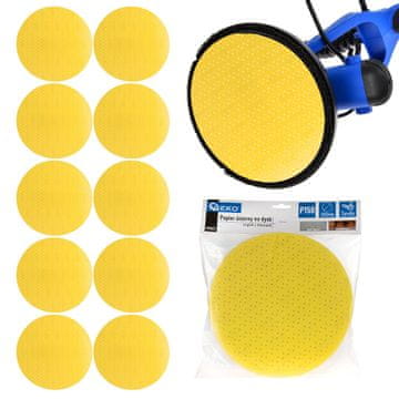 Brusni papir za disk - disk s rupama 225 mm P150 / žirafa (10/100/500)