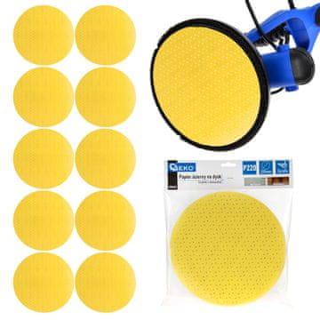 Brusni papir za disk - disk s rupama 225 mm P220 /žirafa/ (10/100/500)