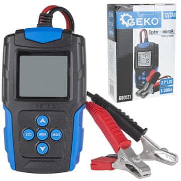 GEKO LCD tester baterija za provjeru 12/24V 3Ah-200Ah baterija (30)