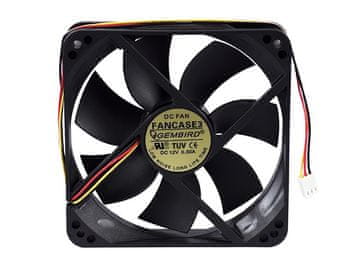 slomart Gembird GF120-B 120mm ventilator s 3-pinskim priključkom, kuglični ležaj