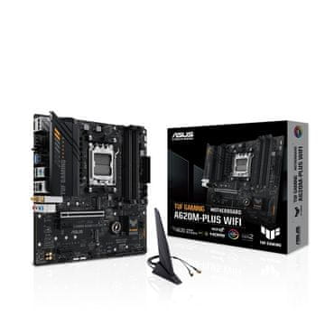 slomart ASUS TUF GAMING A620M-PLUS WIFI matična ploča, AM5, mATX, Wi-Fi 6