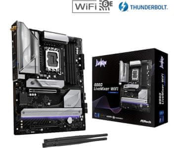 slomart Asrock B860 LiveMixer WiFi ATX matična ploča, LGA 1851
