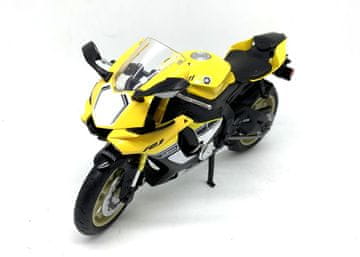 slomart MSZ 1/12 Yamaha YZF-R1 model motocikla, žuti