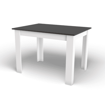 BE NP Stol 120x80 Crni + Bijeli