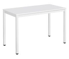 BE Tessa stol 120cm x 60cm - bijela / bijele noge