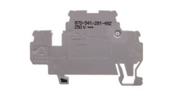 Wago Dvoslojni diodni konektor 2,5 mm2 sivi 870-541/281-492