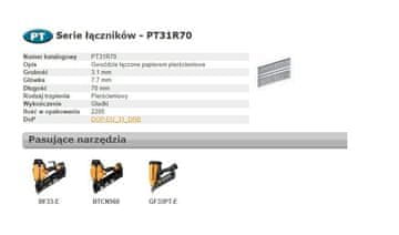 Bostitch PT 33` čavli prsten 70 mm