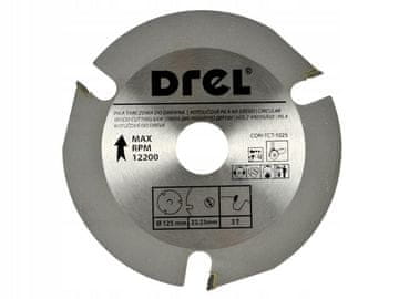 Drel disk za rezanje drva 125 mm * 22 * 3 oz
