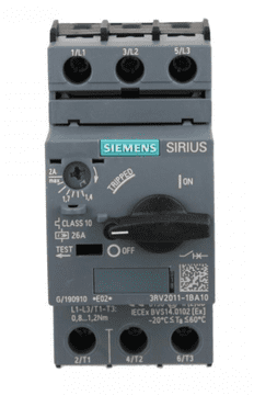 Siemens Motorni osigurač 3P 0,75kW 1,4-2A S00 3RV2011-1BA10