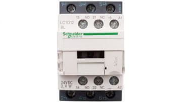 Schneider TeSys Deca Power kontaktor 12A 3P 24V DC 1NO 1NC LC1D12BL