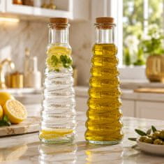 BE 5x Verona Carafe 380ml boce za vodu, sok, alkohol, likere, ulje, vino