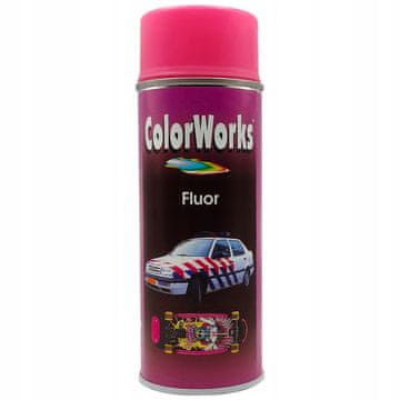 MOTIP Ružičasta fluorescentna dekorativna boja, ružičasti neonski sprej, 400 ml