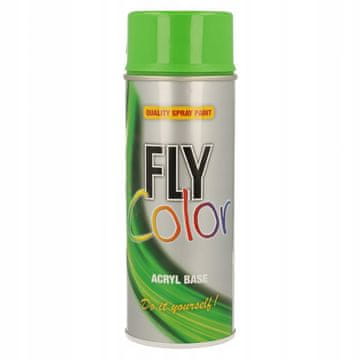 FLY color akrilni lak u spreju RAL 6018 svijetlo žuto-zelena 400ml